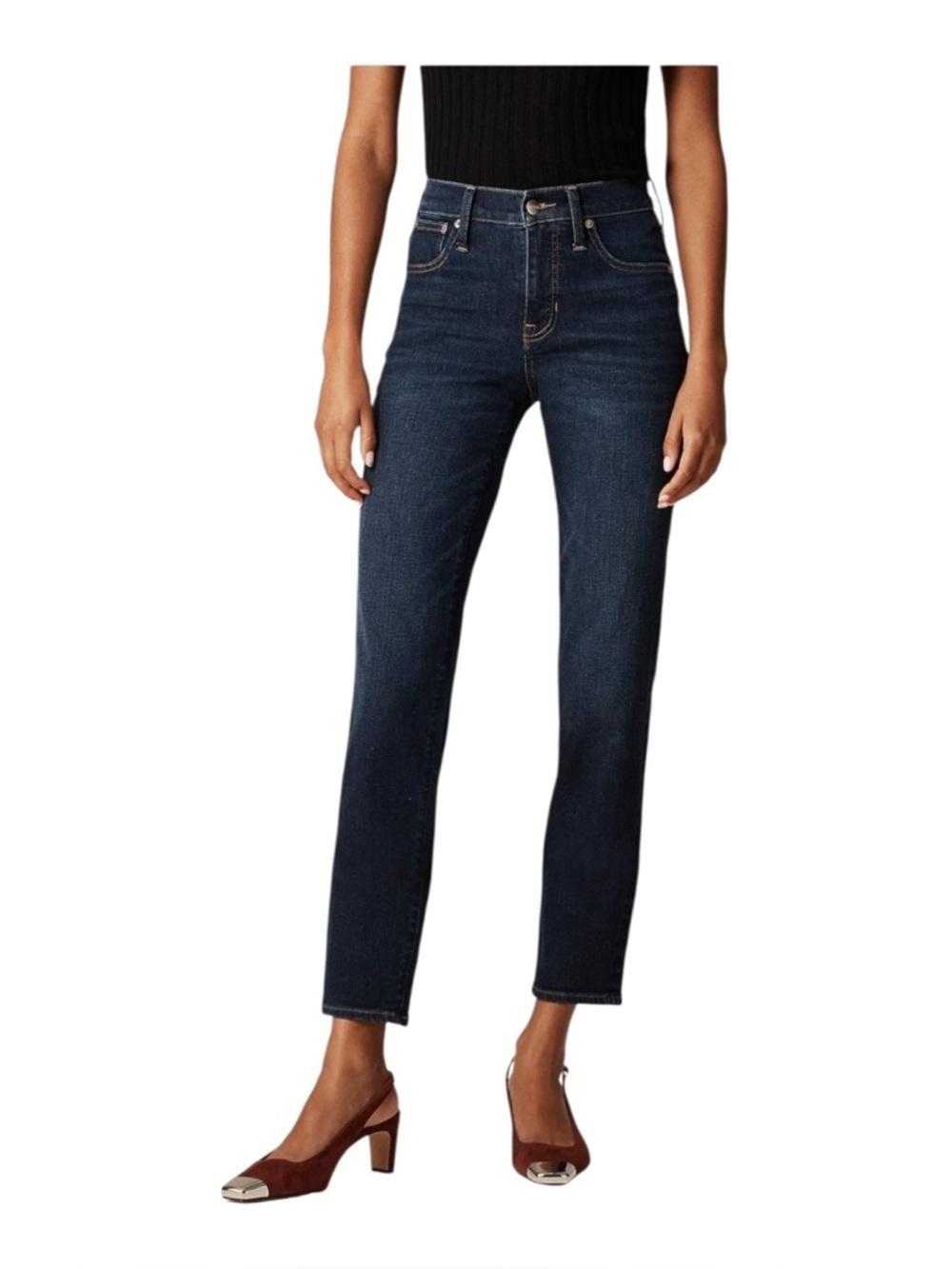 ***SOLD**^J. Crew Slim Straight Leg Classic Dark Wash Denim Jeans Fall 2024